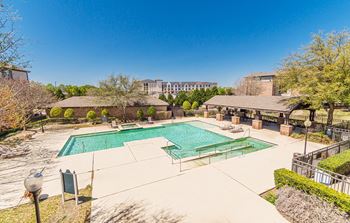 Pool at The Cesera 55+ Apartments, Garland
